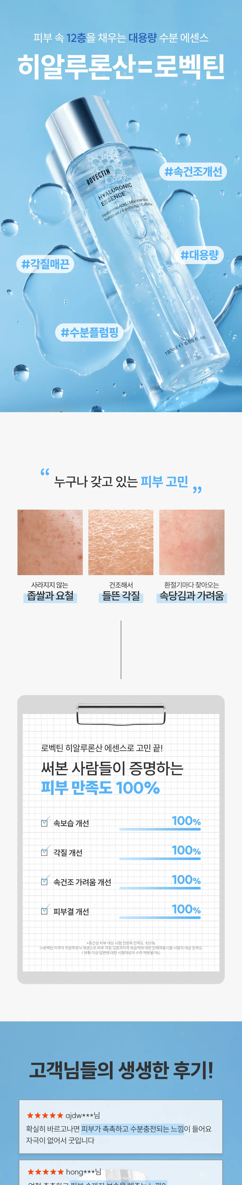 [전문가추천/SNS대란템] 로벡틴 히알루론산 에센스 180ml 리필기획(+리필 120ml) 상세페이지 12